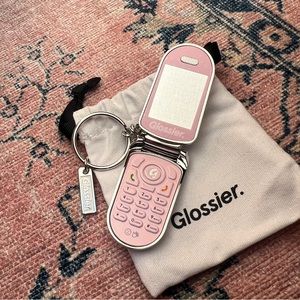 Glossier LA Limited Edition Phone Keychain